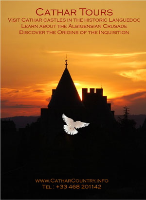Click here to go to Cathar Castle Tours in the Languedoc, France in a new window