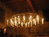Château de St-Ferriol: Kitchen Chandelier