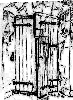 Château de St-Ferriol: sketch of a door