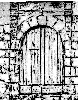 Château de St-Ferriol: Drawing of the front door